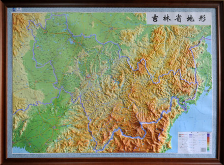 吉林省地形图
